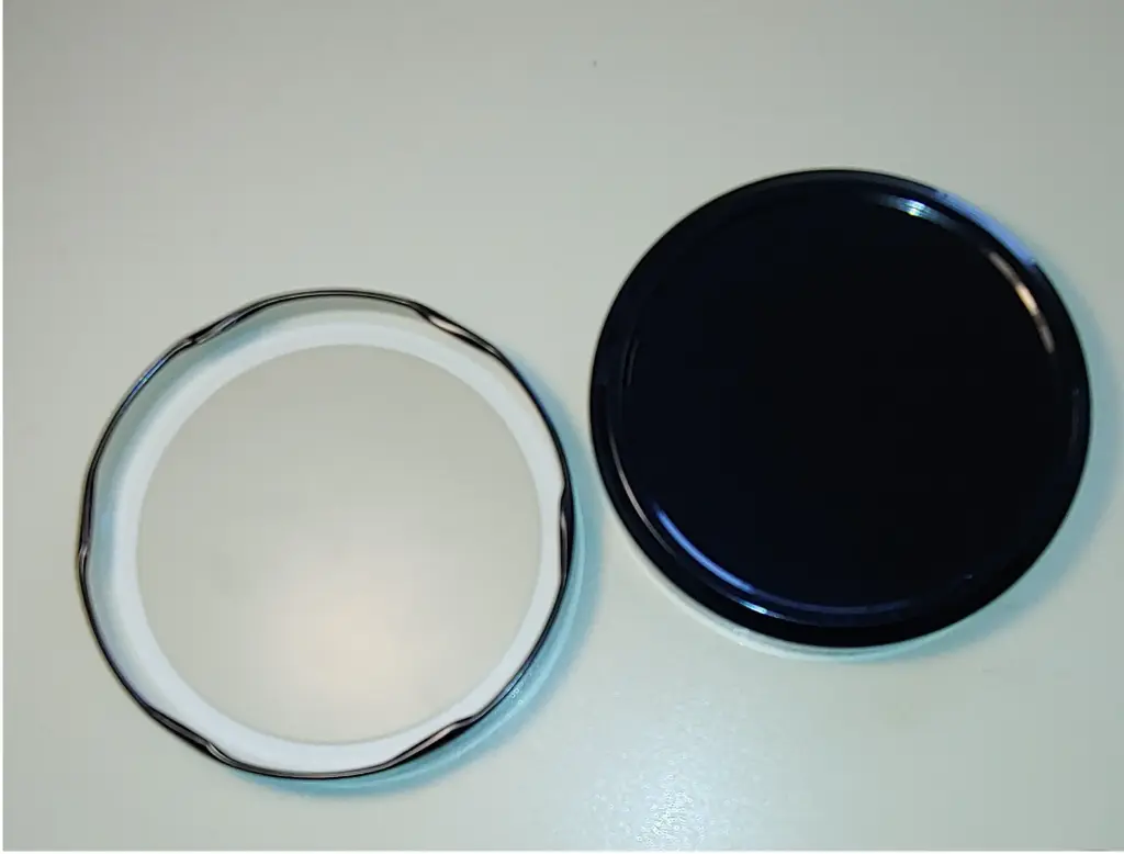 Tapa 100mm Anillo Twist Off Metálica | sin Botón | Negro | Nacional