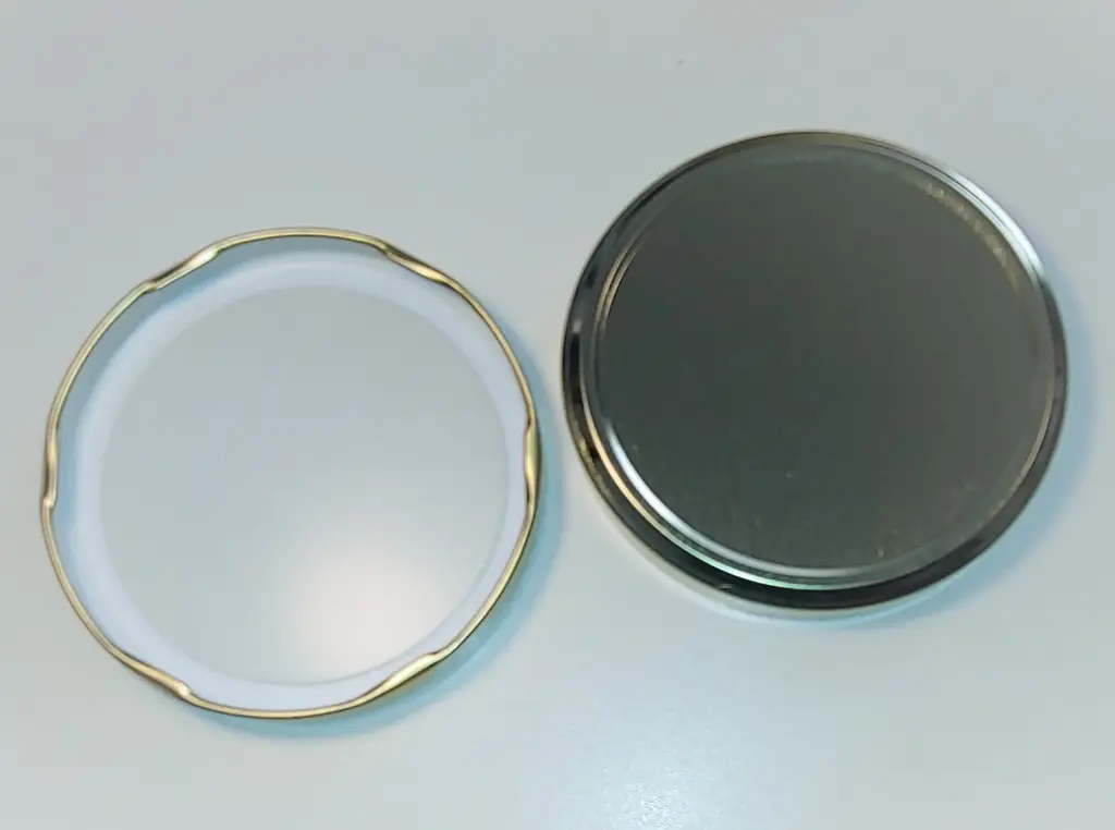 Tapa 100mm Anillo Twist Off Metálica | sin Botón | Dorado | Nacional