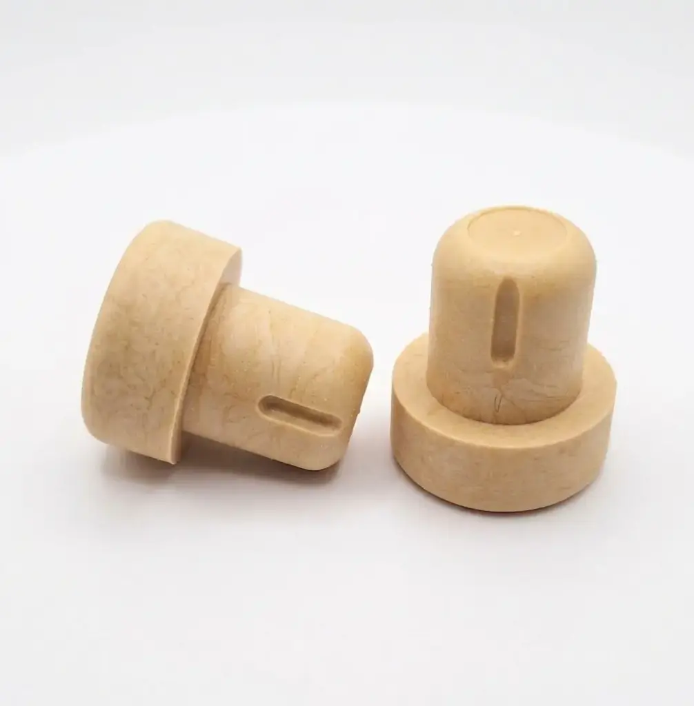 [BOLSA X 50 ] Tapón Muesca Sintético 31mm X 19mm - Sin | Natural | Importado