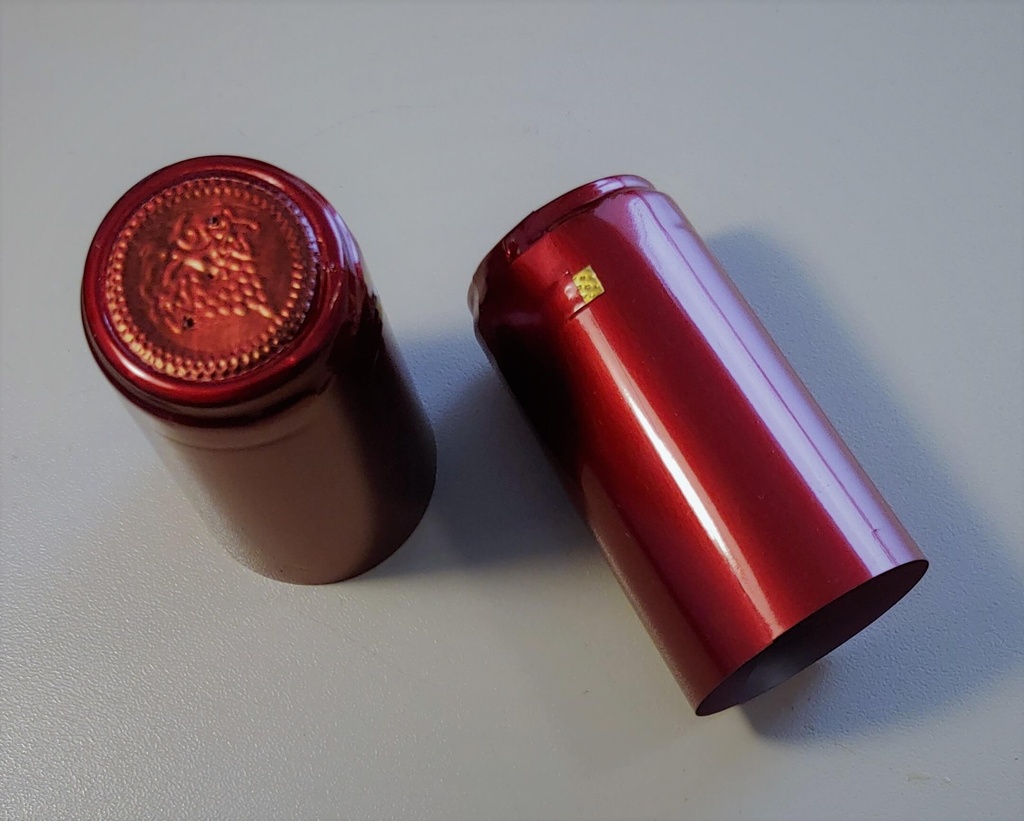 [BOLSA X 50 ] Capsula 31.5mm X 60mm Pisco | Rojo | Nacional