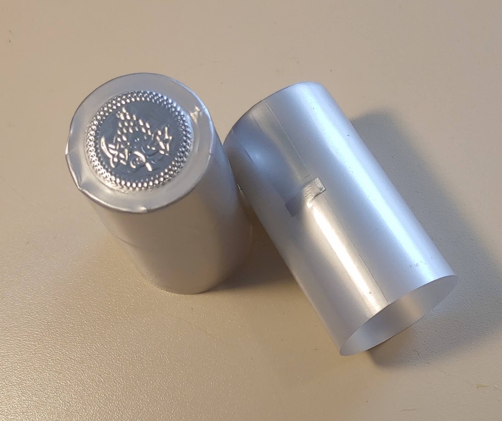[BOLSA X 50 ] Capsula 31.5mm X 60mm Pisco | Plateado | Nacional