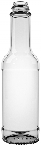[BANDEJA x 81]  E-4338  Salsa 165ml Tap. 24mm | Rosca | Incoloro