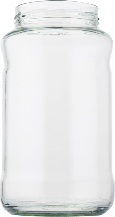 [BANDEJA x 8]  C-503 Frasco De Vidrio 3100ml Food  Tap. 110 | Twist off | Incoloro