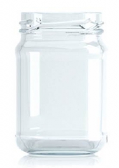 [BANDEJA x 54]  C-267 Frasco de Vidrio 156ml Food Tap. 53mm | Twist off | Incoloro