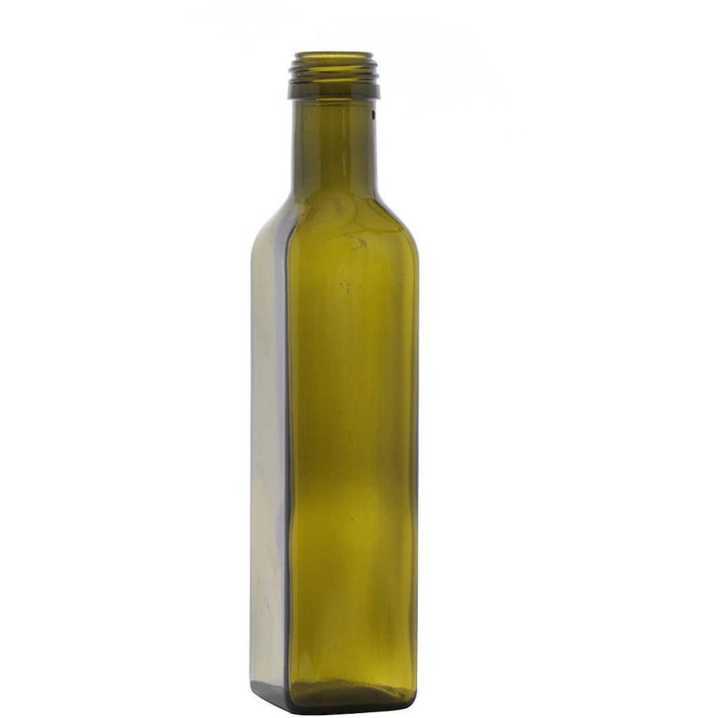 [BANDEJA x 48]  Ch-2 Botella De Vidrio 500ml  Tap. 31.5mm | Rosca | Verde