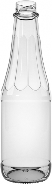 [BANDEJA x 42]  Es-513 Botella De Vidrio 360ml Tap. 30mm | Twist off | Incoloro