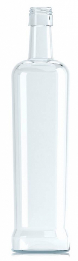 [BANDEJA x 33]  L-249 Botella De Vidrio 750ml Tap. 31.5mm  | Rosca | Incoloro | Transicion