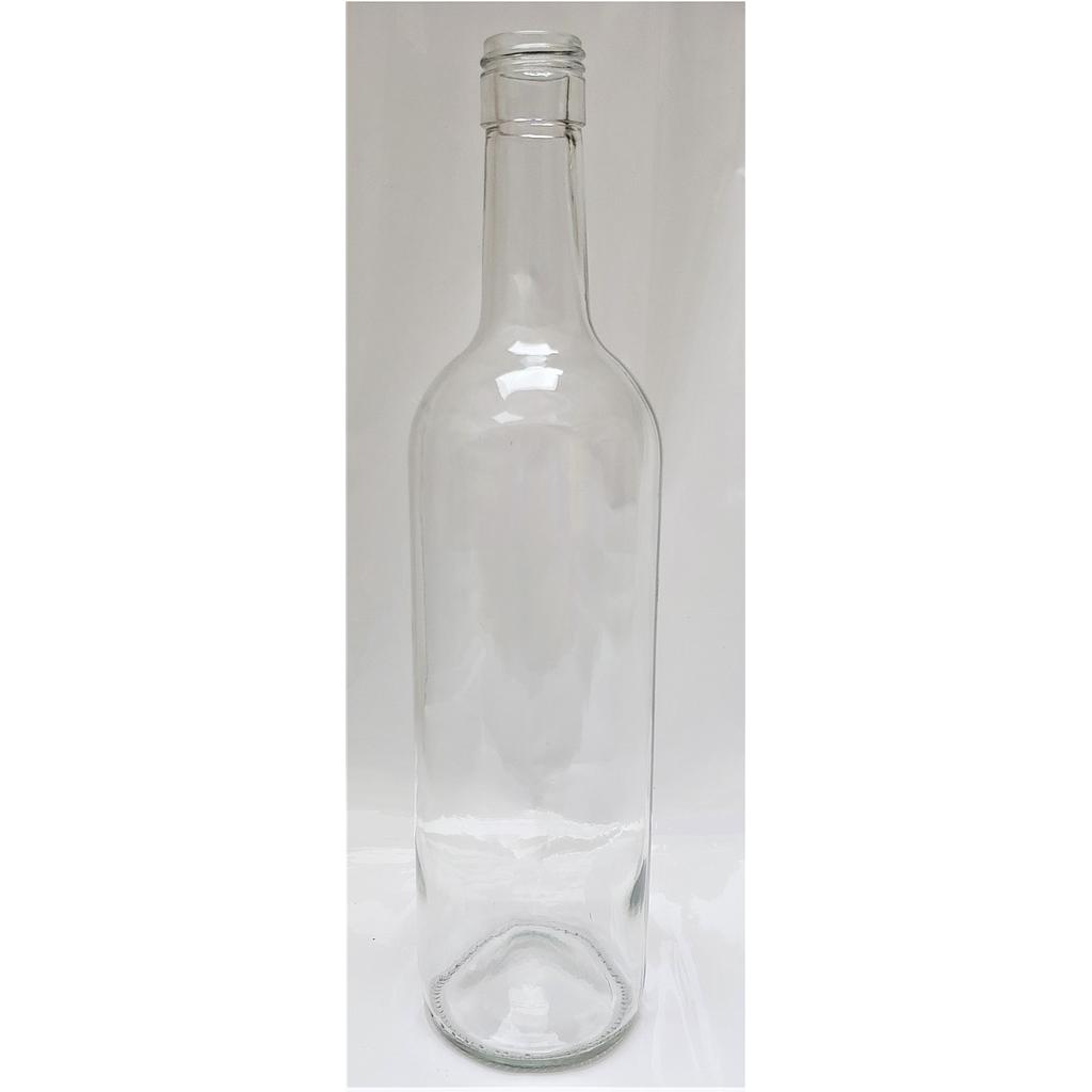 [BANDEJA x 30] W-677 Burdeo Pic-14 Pilfer 750ml Tap. 30mm | Rosca | Incoloro