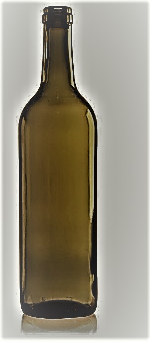 [BANDEJA x 30] W-411 Botella de Vidrio Burdeos Aligerada 750ml Tap. 30mm | Corcho | Ambar | Transicion