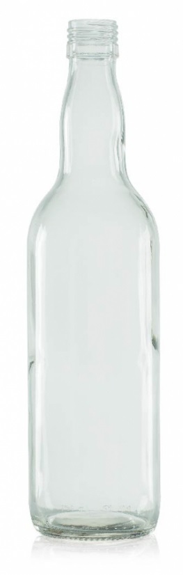 [BANDEJA x 30] L-532 Botella De Vidrio 750ml Tap. 31.5mm | Rosca | Incoloro