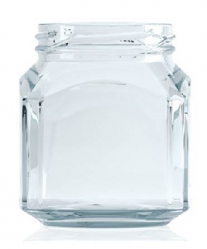 [BANDEJA x 30]  C-375 Frasco de Vidrio 314ml Food Tap. 63mm | Twist off | Incoloro
