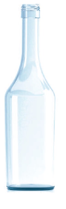 [BANDEJA x 25] W-164 Botella De Vidrio 750ml Tap. 31.5mm | Rosca | Incoloro