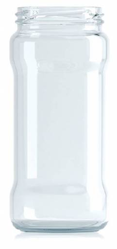 [BANDEJA x 25]  C-018 Frasco de Vidrio 735ml Food Tap. 77mm | Twist off | Incoloro