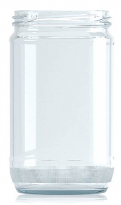 [BANDEJA x 21]  C-241 Frasco de Vidrio 728ml Food Tap. 82mm | Twist off | Incoloro