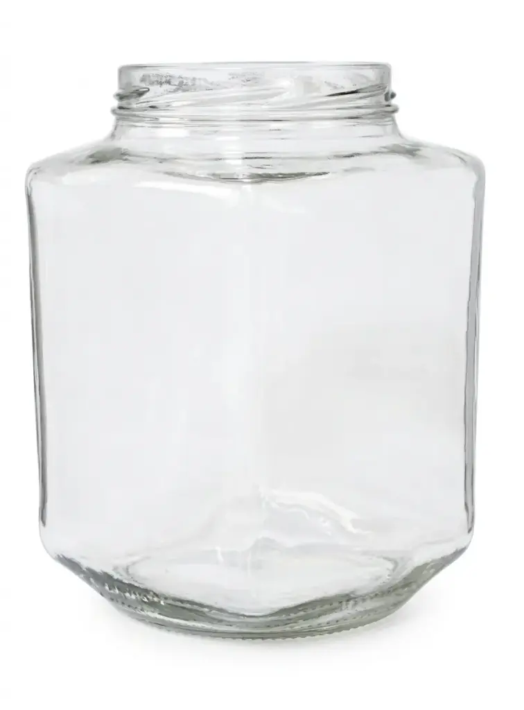 [BANDEJA x 12]  C-654 Frasco De Vidrio 1250ml Food Tap. 82 | Twist off | Incoloro