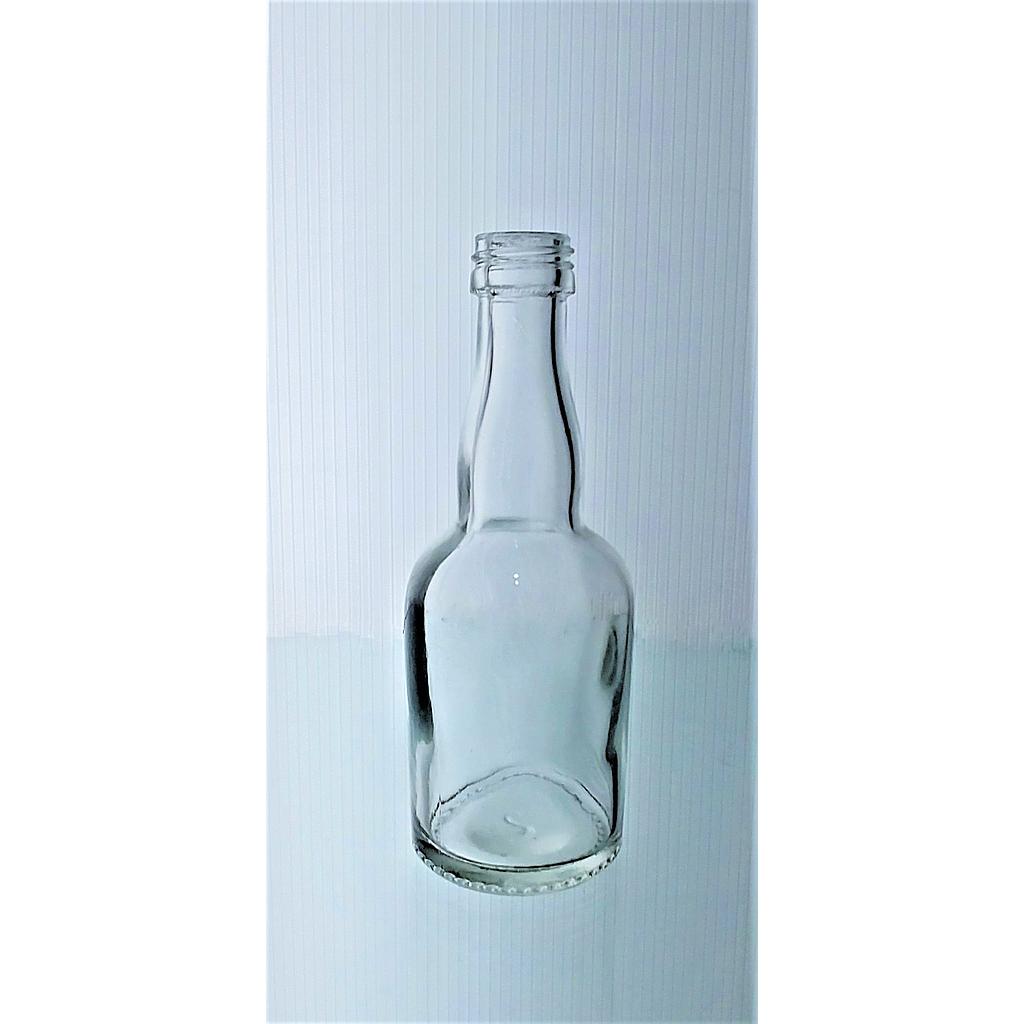 [BANDEJA x 110] Min-1 Botella De Vidrio Biondi 50ml Tap. 18mm | Rosca | Incoloro