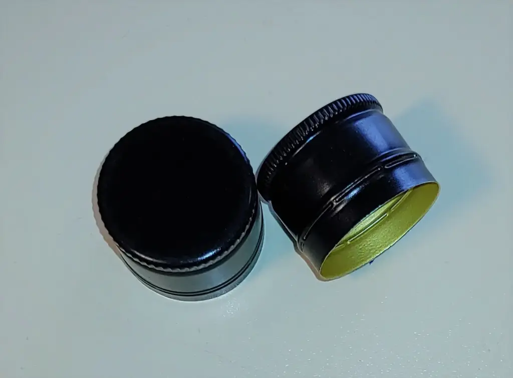 [BOLSA X 50 ] Tapa 31.5mm X 24mm Pilfer Proof - Ecu | sin Rosca | Negro | Nacional