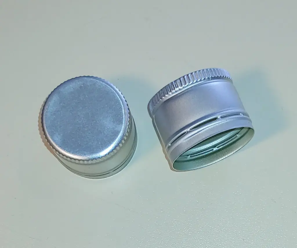 [BOLSA X 50 ] Tapa 31.5mm X 24mm Pilfer Proof - Ecu | sin Rosca | Plateado | Nacional