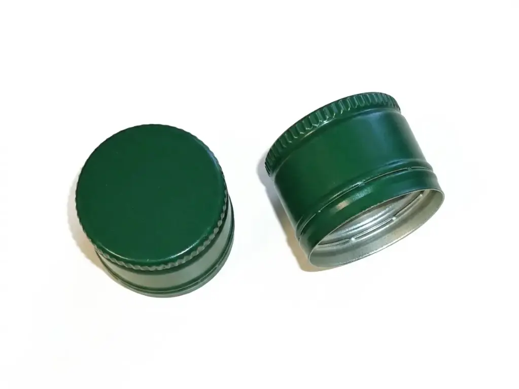 [BOLSA X 50 ] Tapa 31.5mm X 24mm Pilfer Proof - Ecu | sin Rosca | Verde | Nacional