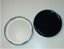 [TO100CBNE0] Tapa 100mm Twist Off Metálica  | con Botón | Negro | Nacional