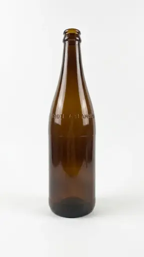 [GX4099511] Gx-4099 Botella De Vidrio 650ml Tap. 26mm | Chapa | Ambar