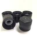 [PL3124CINEBC] [BOLSA X 50 ] Tapa Plastico 31.5 mm X 24mm Con Inserto | Negro | Importado