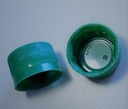 [PL28CRVEBC] [BOLSA X 50 ] Tapa De Plástico 28mm Rosca | Verde | Nacional