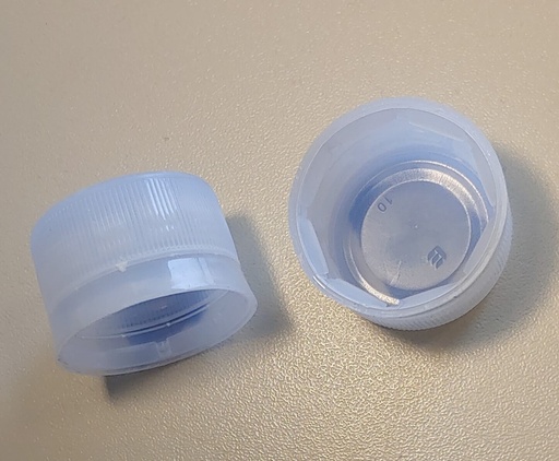 [PL28CRINBC] [BOLSA X 50 ] Tapa De Plástico 28mm Rosca | Transparente | Nacional