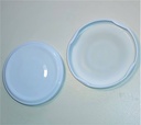 [TO58CBBLBC] [BOLSA X 50 ] Tapa 58mm Twist Off Metálica | con Botón | Blanco | Nacional