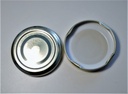 [TO53CBDOBC] [BOLSA X 50 ] Tapa 53mm Twist Off Metálica Bemasa | con Botón | Dorado | Importado