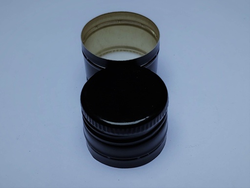 [PP3124CRNEBC] [BOLSA X 50 ] Tapa 31.5mm X 24mm Pilfer Proof | con Rosca | Negro | Importado