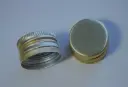 [PP2818CRDOBC] [BOLSA X 50 ] Tapa 28mm X 18mm Pilfer Proof | con Rosca | Dorado | Importado
