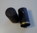[SE3160NEDOBC] [BOLSA X 50 ] Capsula 31.5mm X 60mm Pisco | Negro Filo Dorado | Nacional