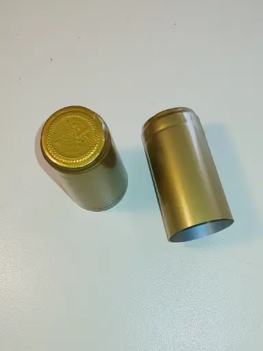 [SE3060DO0BC] [BOLSA X 50 ] Capsula 30mm X 60mm Vino | Dorado | Nacional