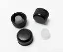 [PL18CRNEBG] [BOLSA X 100] Tapa De Plástico 18mm Rosca | Negro | Nacional
