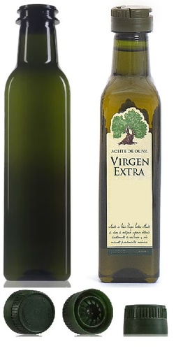 [PET200VEB] [BANDEJA x 99] Botella PET 200ml | Verde