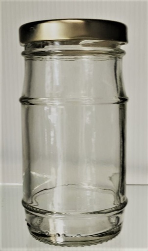 [C716110B] [BANDEJA x 70]  C-716 Frasco De Vidrio 120ml Food Tap. 48mm | Twist off | Incoloro