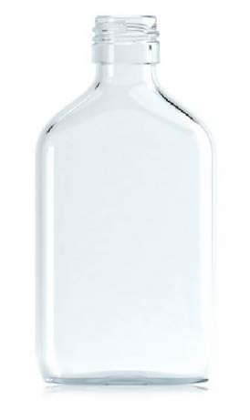 [L057210B] [BANDEJA x 55]  L-057 Botella De Vidrio 250ml Tap. 31.5mm | Rosca | Incoloro