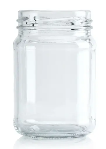 [C267110B] [BANDEJA x 54]  C-267 Frasco de Vidrio 156ml Food Tap. 53mm | Twist off | Incoloro