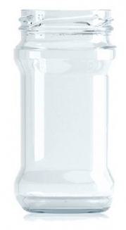 [C014110B] [BANDEJA x 49]  C-014 Frasco de Vidrio 212ml Food Tap. 58mm | Twist off | Incoloro
