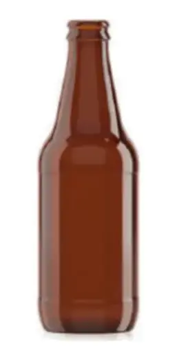 [GB594511B] [BANDEJA x 42]  Gb-594 Botella De Vidrio 330ml Tap. 26mm | Chapa | Ambar