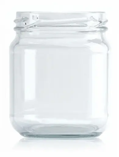 [C109110B] [BANDEJA x 40]  C-109 Frasco de Vidrio 212ml Food Tap. 63mm | Twist off | Incoloro