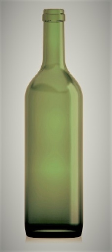 [W328322B] [BANDEJA x 30] W-328 Botella de Vidrio Burdeo 750ml Tap. 30mm | Corcho | Verde | Transicion