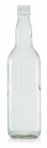 [L532210B] [BANDEJA x 30] L-532 Botella De Vidrio 750ml Tap. 31.5mm | Rosca | Incoloro